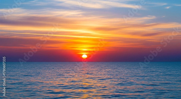 Obraz sunset over the sea