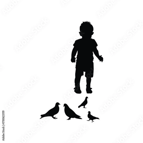 Obraz Silhouette black 