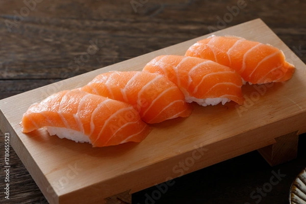 Obraz サーモンの握り寿司