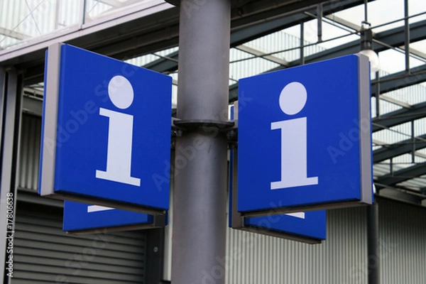 Obraz Info Wegweiser
