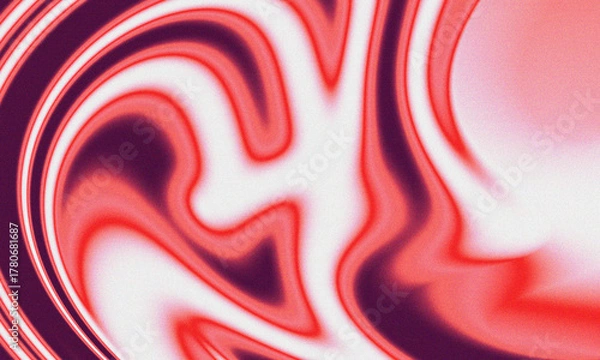 Obraz Vivid abstract background with dynamic red and purple swirls forming fluid motion and soft gradients