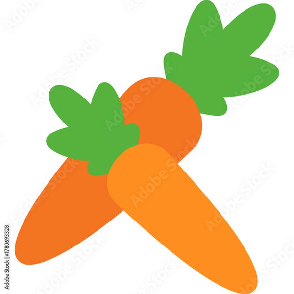 Fototapeta Carrot Icon