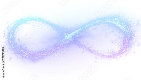 Obraz Infinity symbols collection,  Png , black infinity vector illustrations on white background. Perfect for logo design, branding, and mathematical representation. Various styles, from classic to artisti