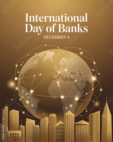 Fototapeta INTERNATIONAL DAY OF BANKS.