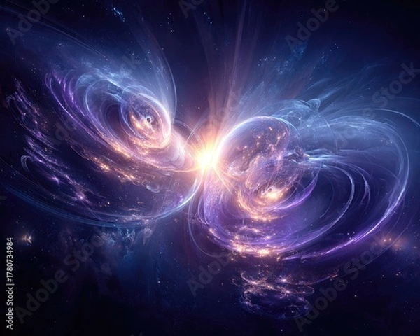 Obraz Cosmic Energy Explosion In Deep Space