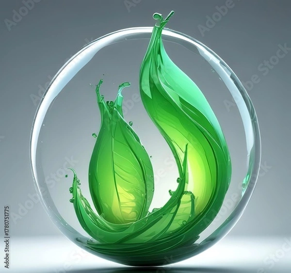 Obraz Clean energy visualization