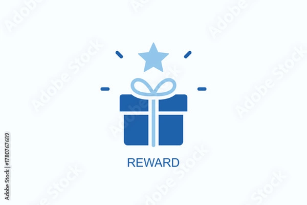Obraz Reward Icon Or Logo Isolated Vector Illustration