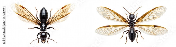 Obraz Flying Termite Insect with Wings