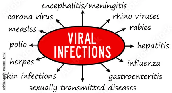 Obraz common viral infections