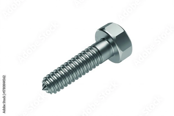Fototapeta Find the perfect metal screw fastener for your project hex head screw bolt