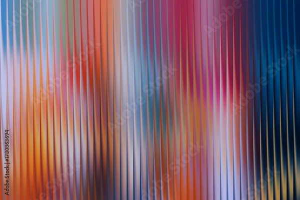 Obraz Abstract colorful background with vertical wavy lines
