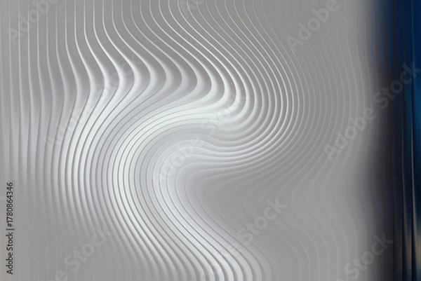 Obraz Abstract swirling texture with vertical lines and blue edge 