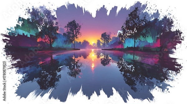 Obraz nature fragmented