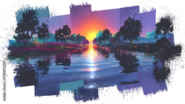 Obraz nature fragmented