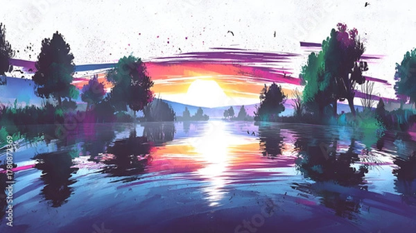 Obraz nature fragmented