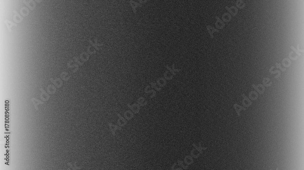 Fototapeta Black and white grainy texture png backgorund vignette abstract background. Smooth gradient blend. Central light glow. Soft, blurred edges. Noise grain texture. Grayscale fade. 