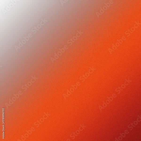 Fototapeta Coral peach Red terracotta salmon warm tone abstract background. Smooth transition. Soft light glow shimmer. Minimal luxury design. Color gradient ombre blend. Noise grain blur texture 