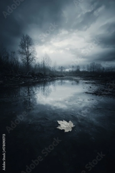 Fototapeta Serene Reflections in a Surreal Landscape