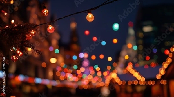 Obraz クリスマスマーケット