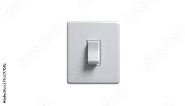 Fototapeta Isolated Light Switch