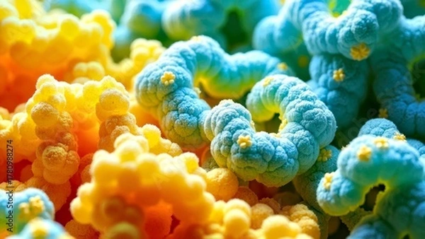 Fototapeta Microbial Art Scene