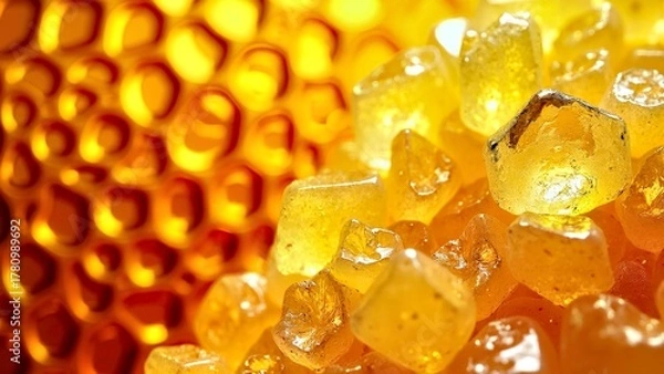 Fototapeta Microbial community art scene