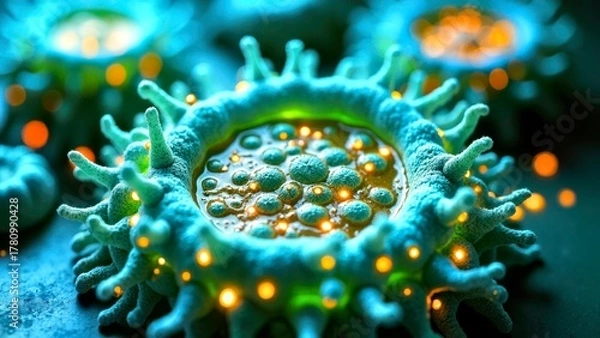 Fototapeta Virus Art Scene