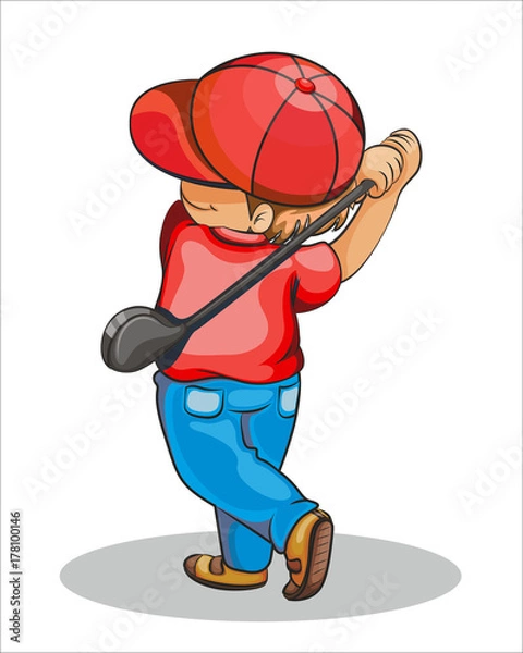 Fototapeta Cartoon of professions-vector drawing-isolated white background