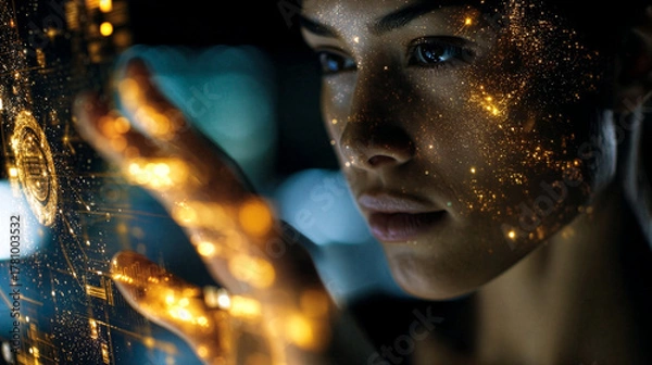 Fototapeta Cybersecurity Solution - Professional Protects Network - Data Security