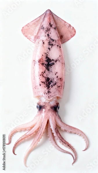 Fototapeta octopus on a white background