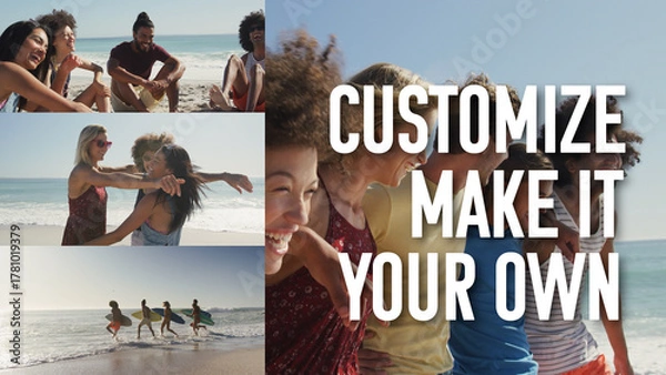 Obraz Unique Split Screen Transitions