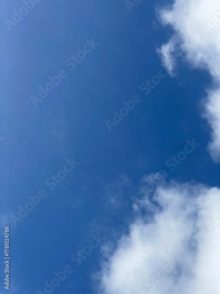 Fototapeta blue sky with clouds
