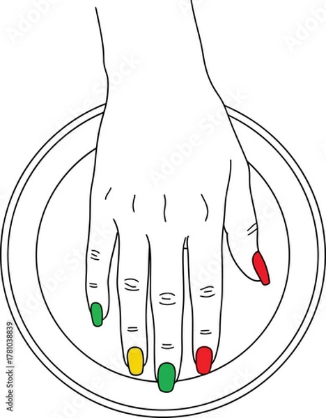 Obraz vector illustration of a brush