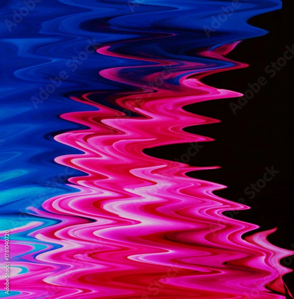 Obraz Elegant glowing digital abstract background