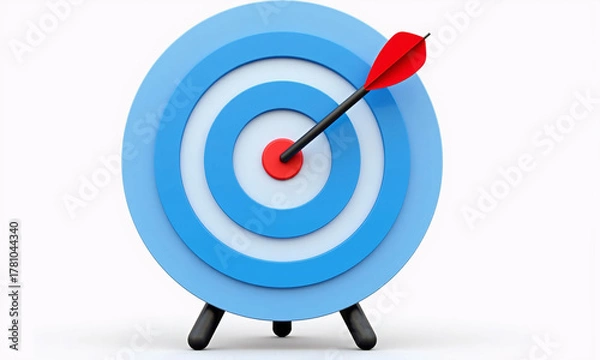 Fototapeta target with arrow