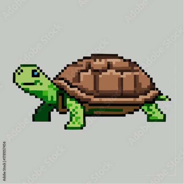 Obraz Pixel Turtle Animal