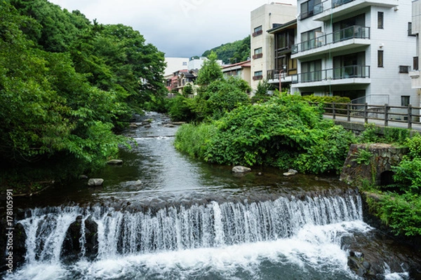 Obraz 湯河原千歳川