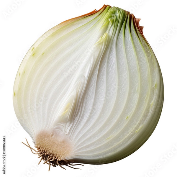 Fototapeta Onion Slice Isolated