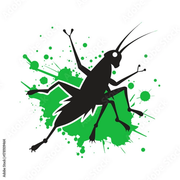 Obraz urban graffiti style grasshopper vector art