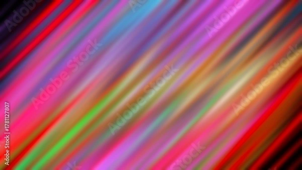 Obraz Vibrant Abstract Slanted Stripes Gradient Effect Backdrop