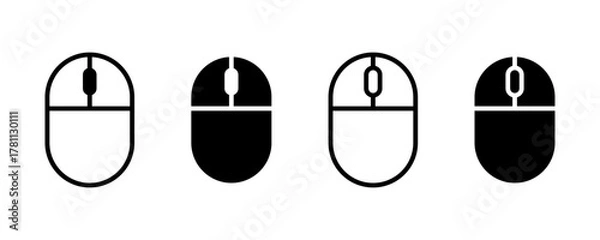 Obraz Computer mouse icon set
