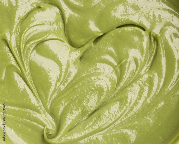 Obraz pistachio paste and heart background