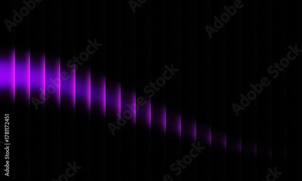 Obraz Abstract background with purple vertical lines and dark shadows, modern style