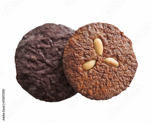 Obraz two freshly baked Gingerbread cookies