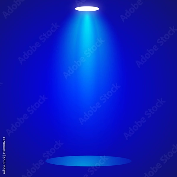 Obraz spotlight on stage