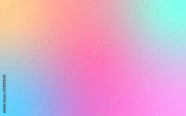 Obraz Abstract Colorful Gradient Texture with Calming Pastel Tones