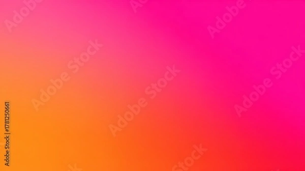 Fototapeta Vibrant gradient background with shades of orange, pink, and magenta color
