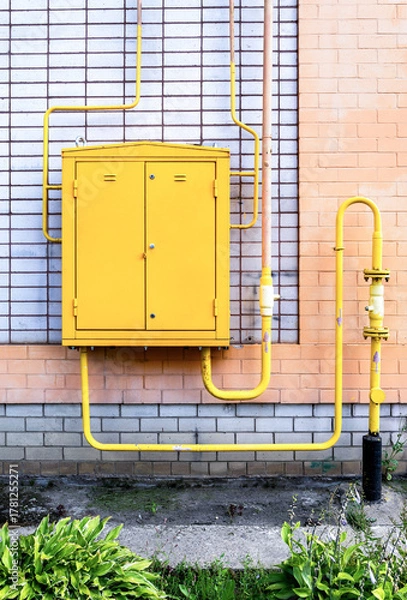 Fototapeta Gas distribution point