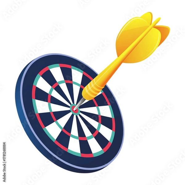 Fototapeta darts on target