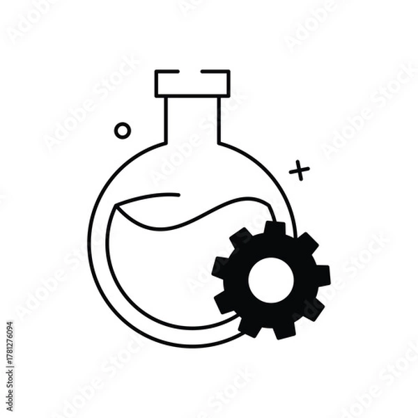 Obraz Chemical Engineering vector icon